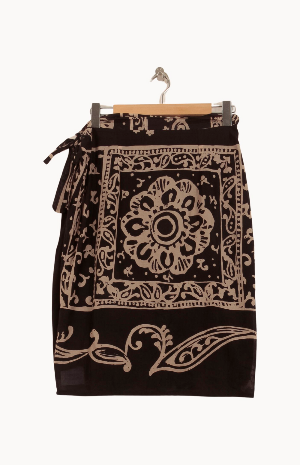 Jupe Noire et Beige - Taille M/38 de la marque La Fée Maraboutée | PARAD53597 - Vendu par Paradigme - Image 4