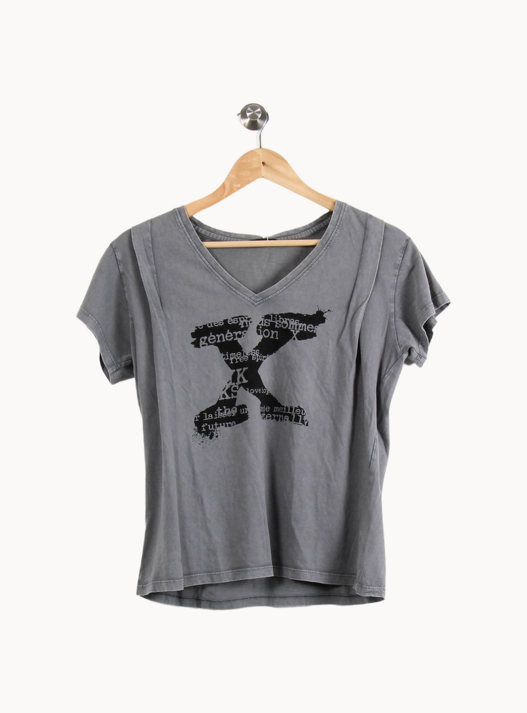 Tee-shirt Gris - Taille S/36 de la marque IKKS | PARAD66546 - Vendu par Paradigme - Image 2
