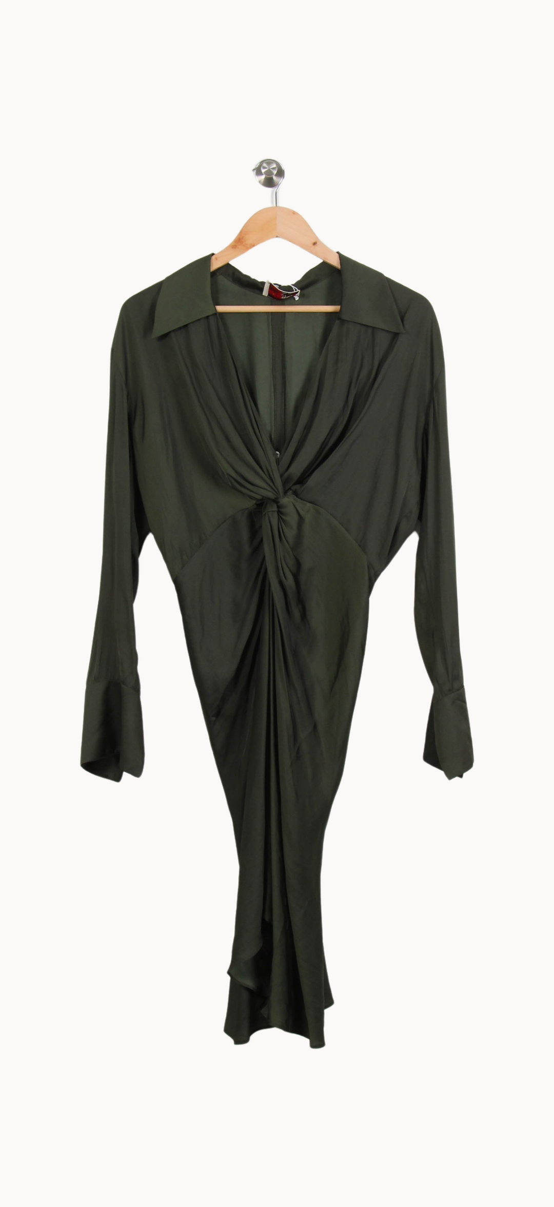 Robe Midi Verte - Taille M/38 de la marque Zadig&Voltaire | PARAD62695 - Vendu par Paradigme - Image 2
