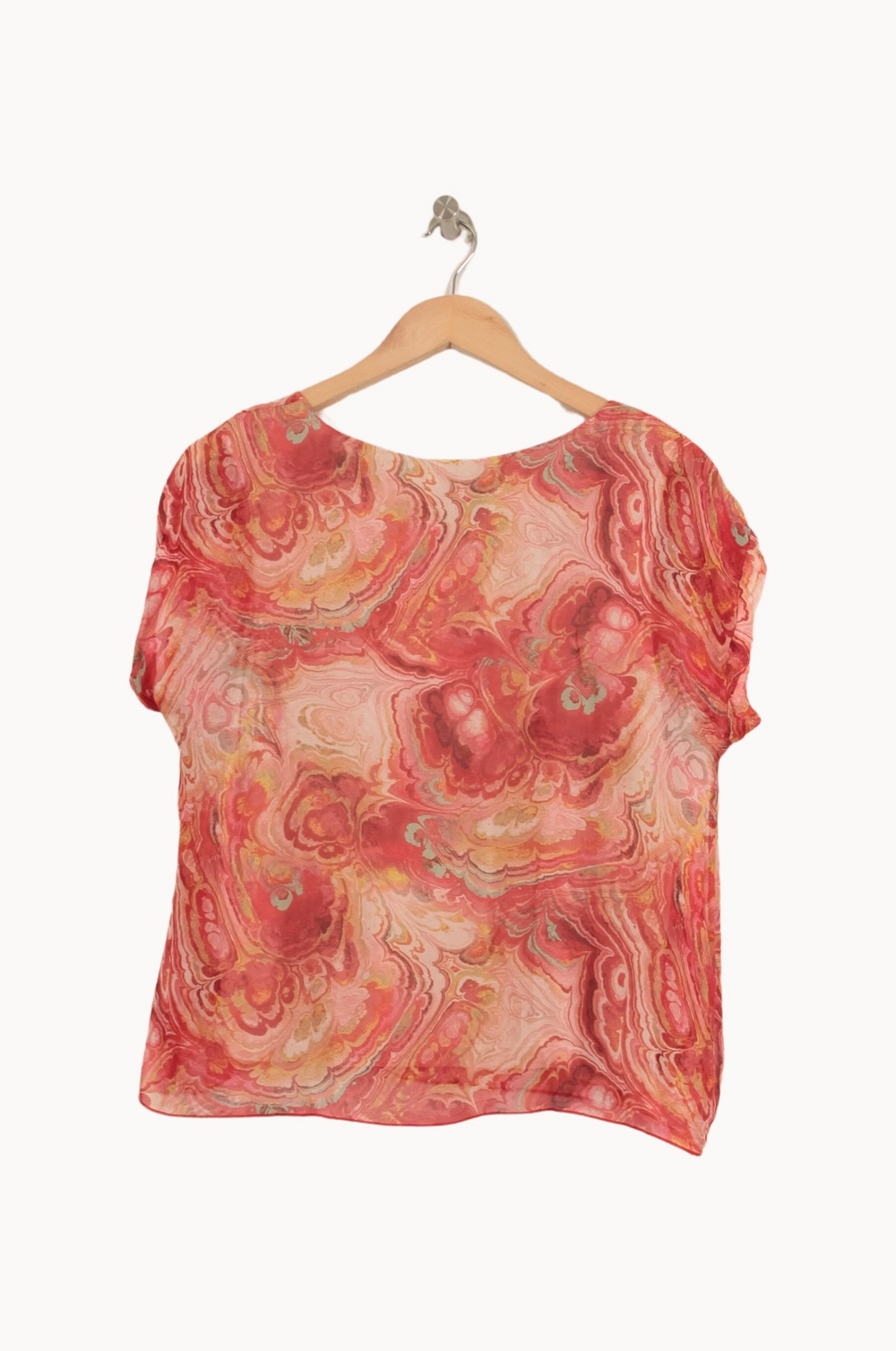 Blouse Rouge et Rose - Taille M/38 de la marque La Fée Maraboutée | PARAD63886 - Vendu par Paradigme - Image 4