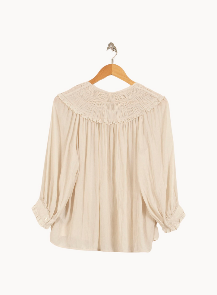 Blouse Beige - Taille S/36 de la marque Pablo | PARAD13509 - Vendu par Paradigme - Image 4