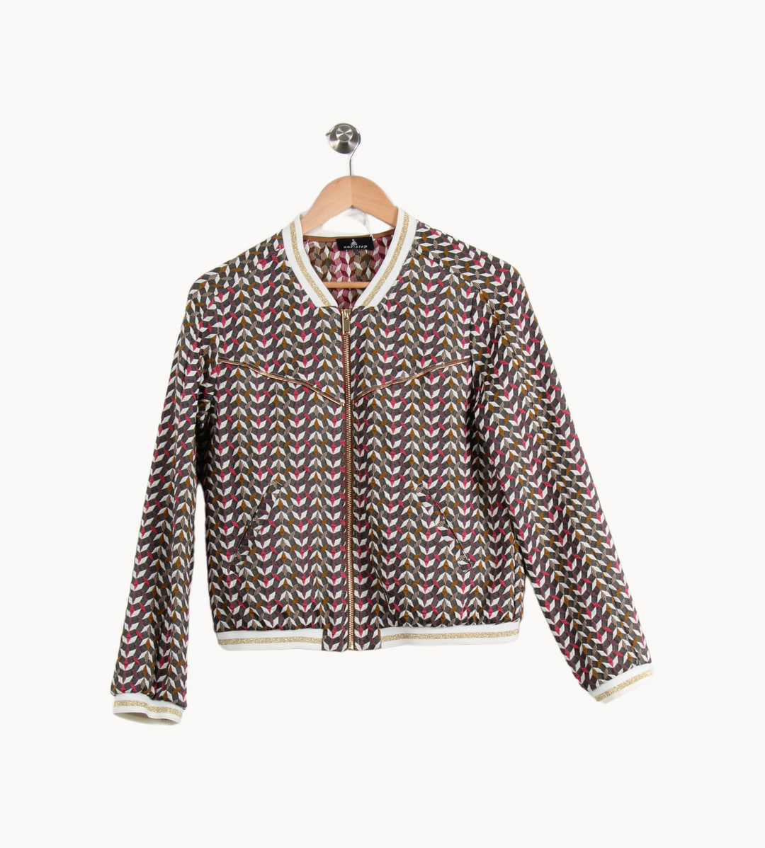 Blouson Vert et Multicolore - Taille L/40 de la marque One Step | PARAD66516 - Vendu par Paradigme - Image 2