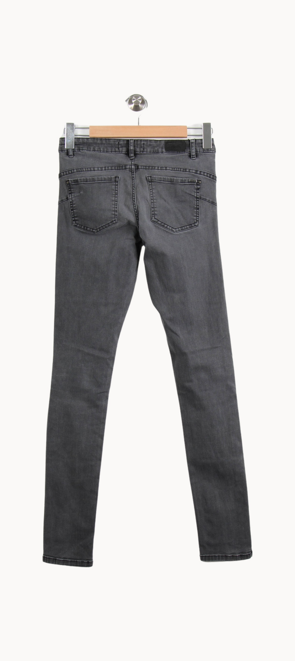 Jean Skinny Gris - Taille S/36 de la marque IKKS | PARAD55369 - Vendu par Paradigme - Image 4