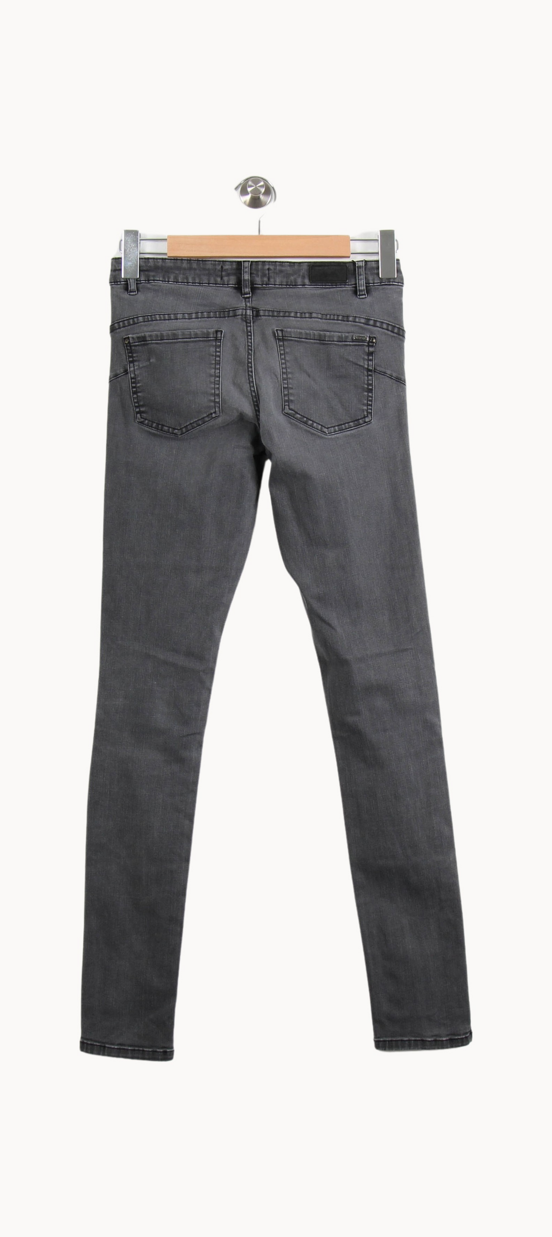 Jean Skinny Gris - Taille S/36 de la marque IKKS | PARAD55369 - Vendu par Paradigme - Image 4