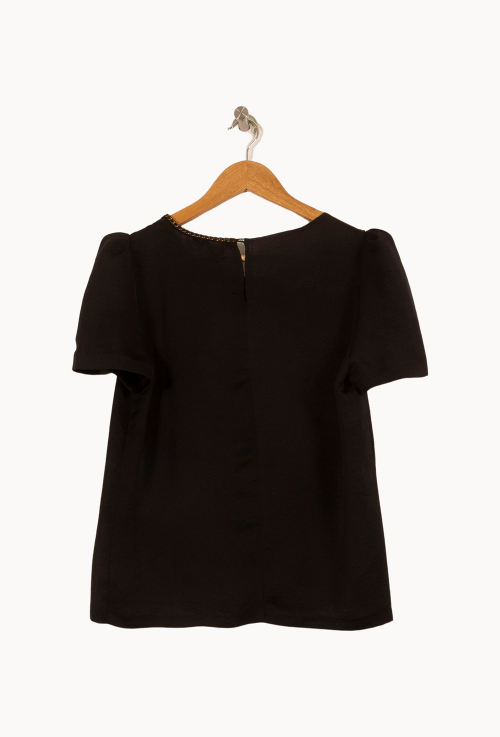 Blouse Noire - Taille L/40 de la marque Maje | PLY1265 - Vendu par Paradigme - Image 4