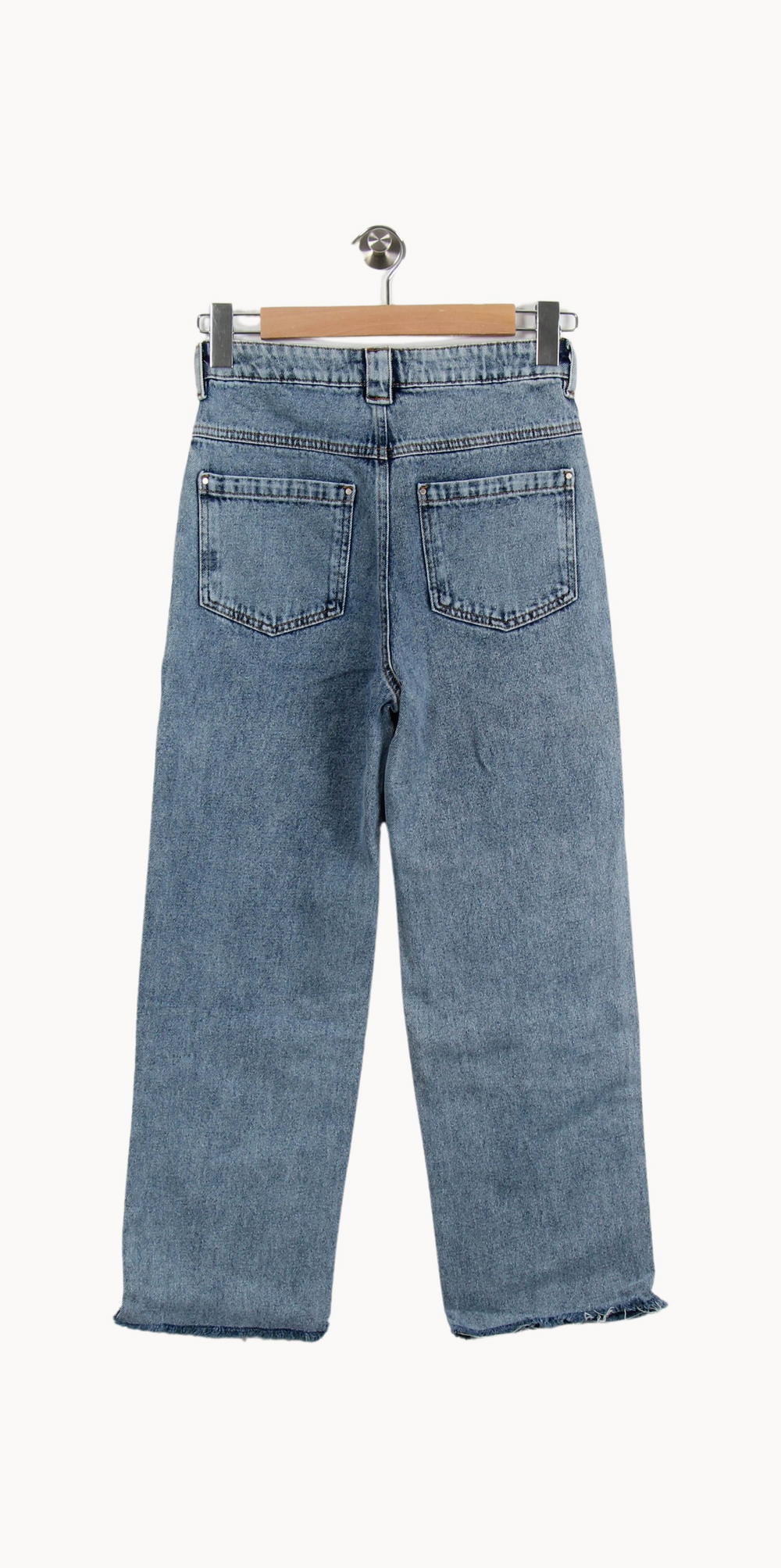 Jean Droit Bleu - Taille XS/34 de la marque ba&sh | PARAD66899 - Vendu par Paradigme - Image 4