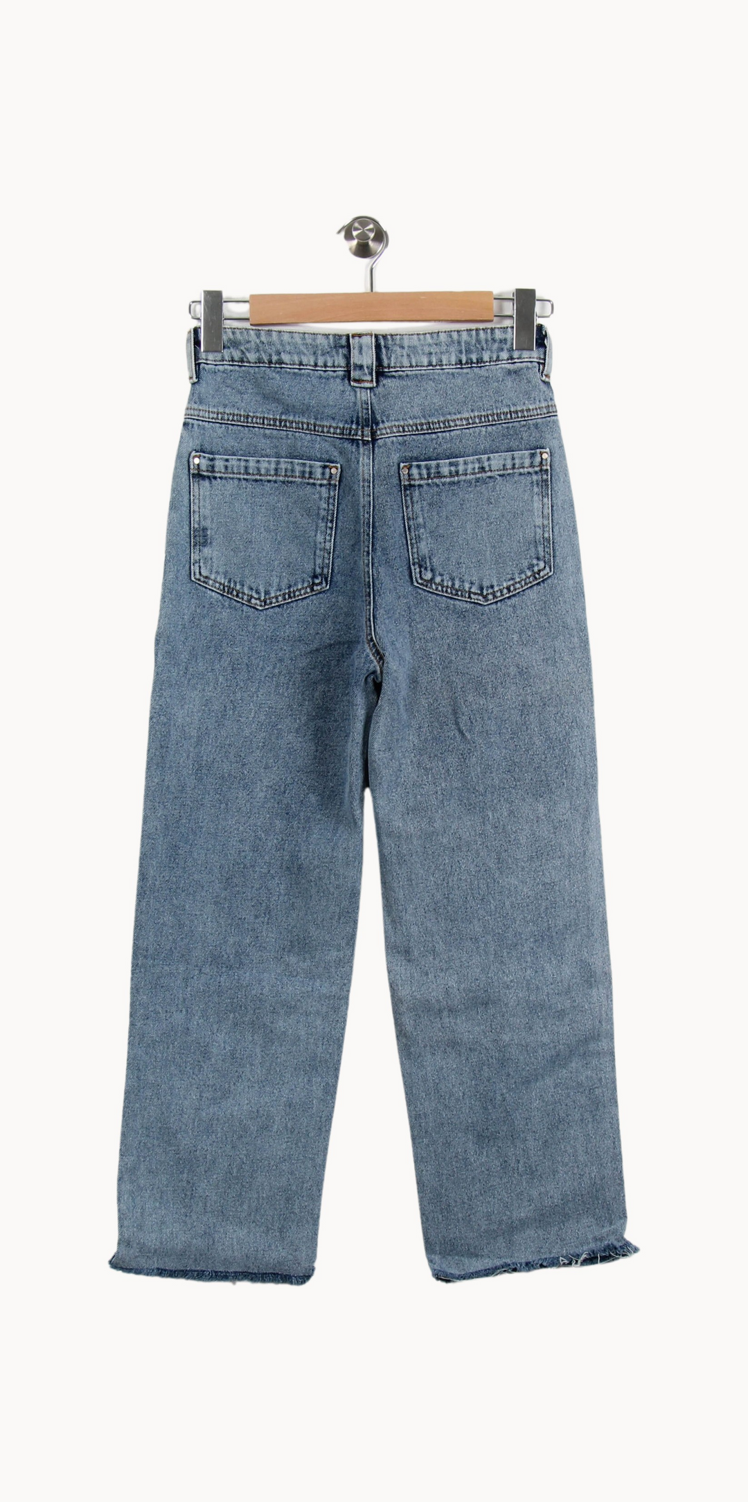 Jean Droit Bleu - Taille XS/34 de la marque ba&sh | PARAD66899 - Vendu par Paradigme - Image 4
