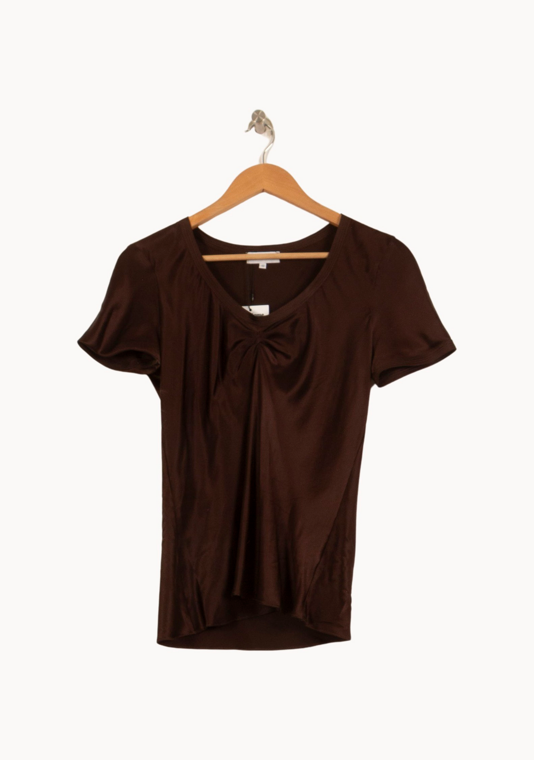 Blouse Marron - Taille L/40 de la marque Gerard Darel | PARAD44966 - Vendu par Paradigme - Image 2