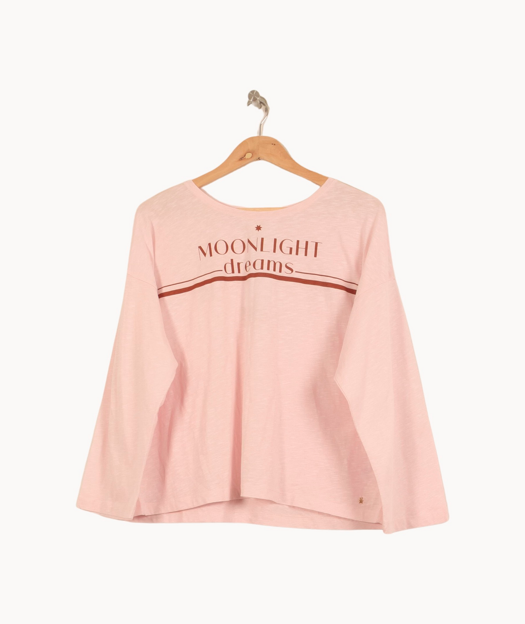 Tee-shirt à Manches Longues Rose - Taille M/38 de la marque Des petits hauts | PARAD63934 - Vendu par Paradigme - Image 2