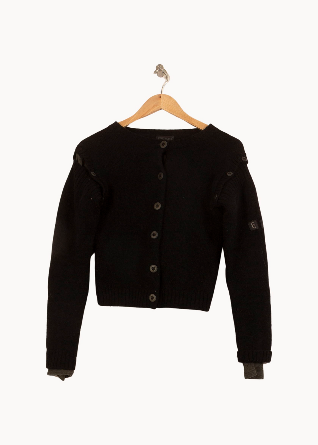Cardigan Noir - Taille L/40 de la marque IKKS | PARAD38181 - Vendu par Paradigme - Image 2