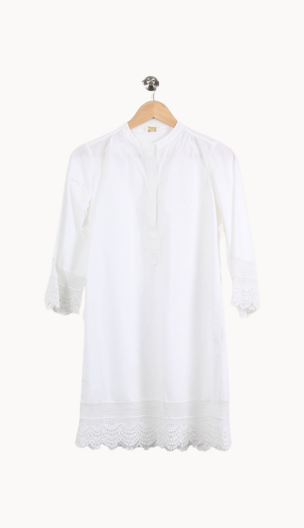 Robe Brodée Blanche - Taille S/36 de la marque Petite Mendigote | PARAD53586 - Vendu par Paradigme - Image 2