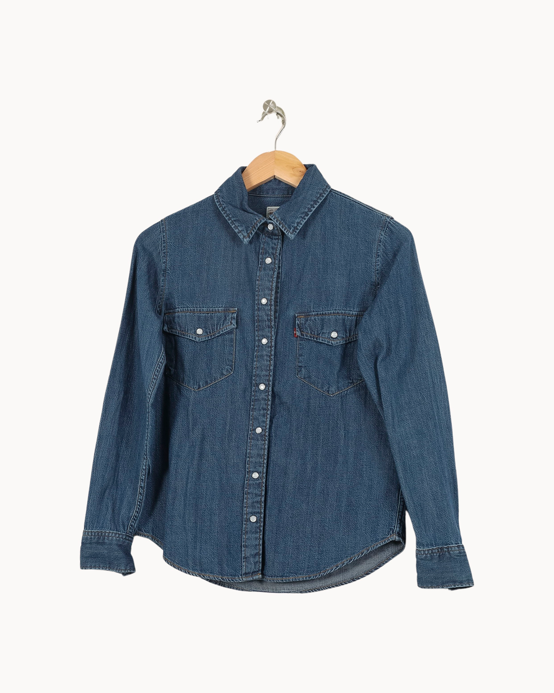 Chemise en Jean Bleue - Taille XS/34 de la marque Levi's | PARAD66927 - Vendu par Paradigme - Image 2