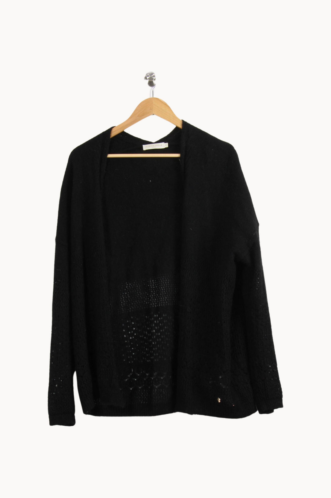 Cardigan Noir - Taille L/40 de la marque La Petite Etoile | PARAD61072 - Vendu par Paradigme - Image 2