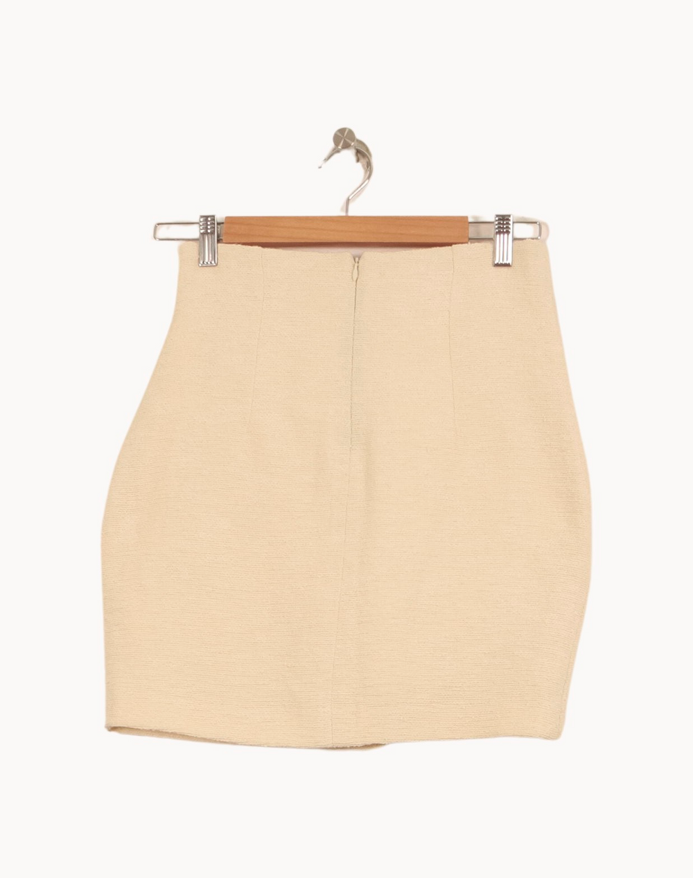 Jupe Drapée Beige - Taille S/36 de la marque IRO | PARAD63972 - Vendu par Paradigme - Image 4