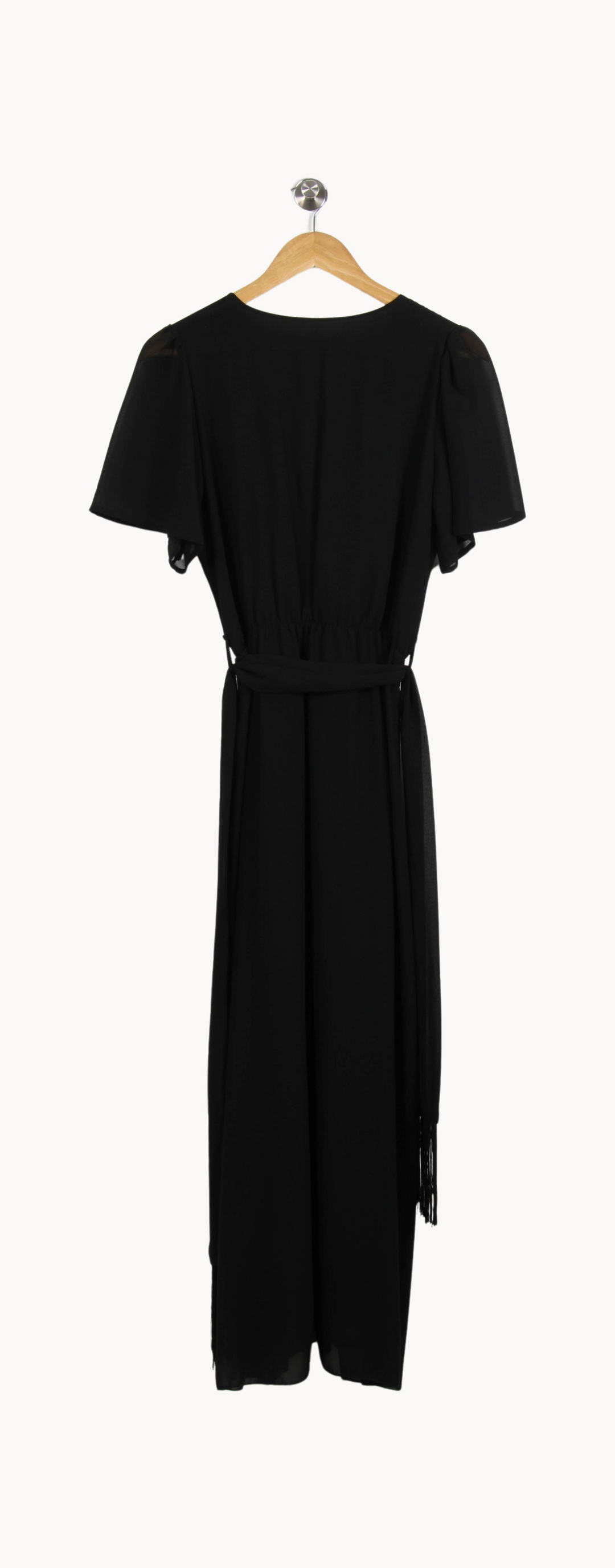 Robe Portefeuille Noire - Taille M/38 de la marque La Fée Maraboutée | PARAD62645 - Vendu par Paradigme - Image 4