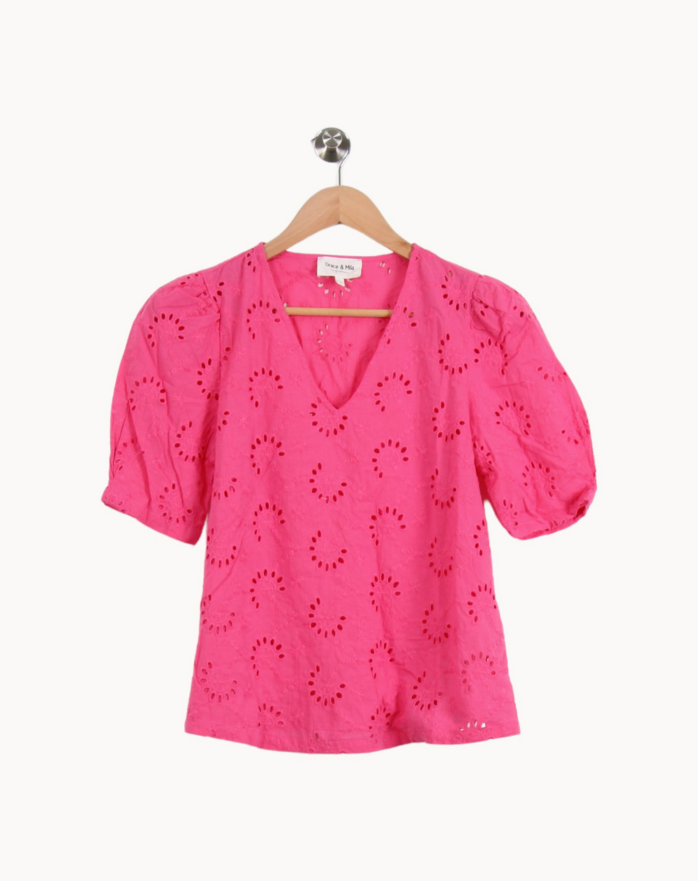 Blouse Rose - Taille S/36 de la marque Grace & Mila | PARAD53442 - Vendu par Paradigme - Image 2