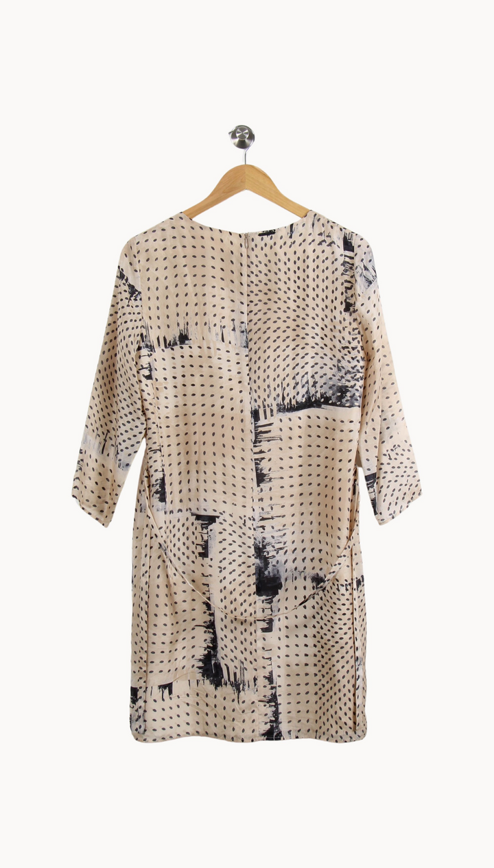 Robe Courte Beige et Noire - Taille L/40 de la marque One Step | PARAD66487 - Vendu par Paradigme - Image 4