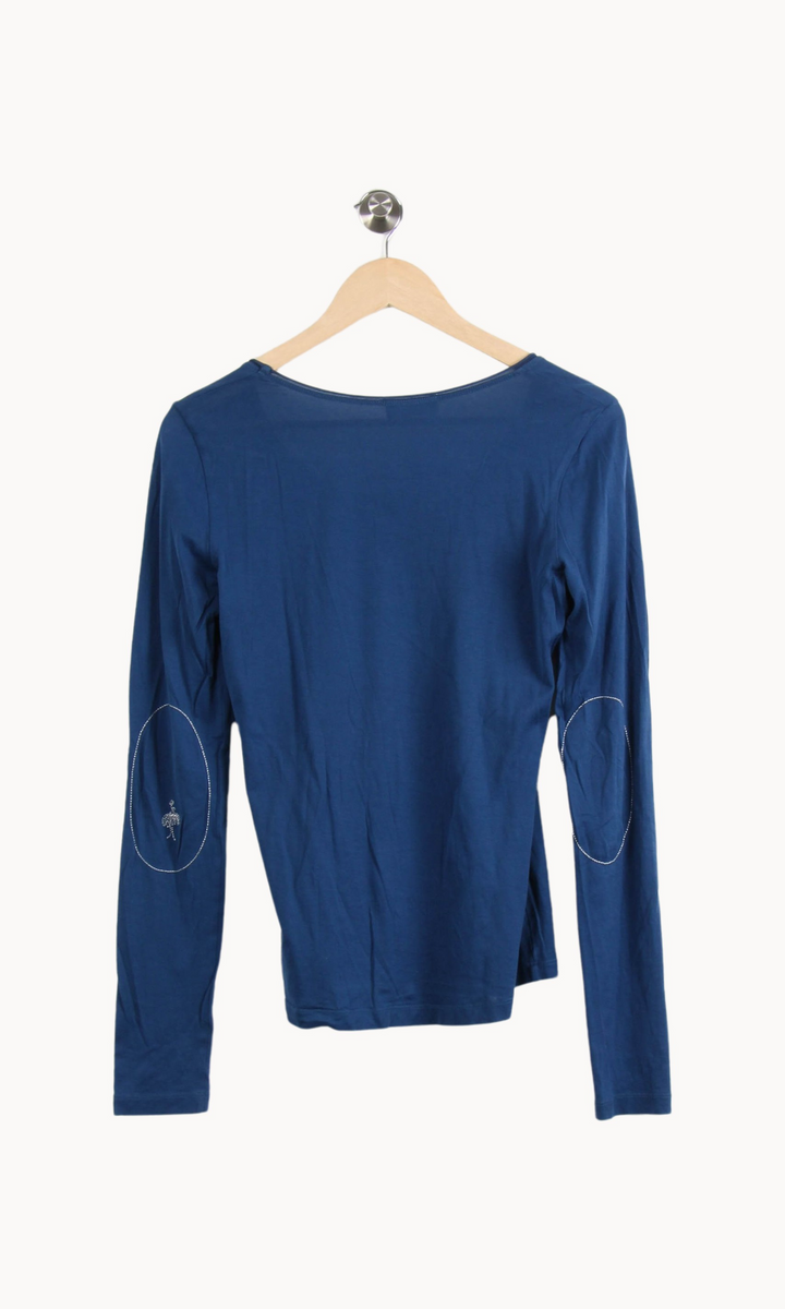 Tee-shirt Manches Longues Bleu - Taille L/40 de la marque One Step | PARAD66581 - Vendu par Paradigme - Image 4