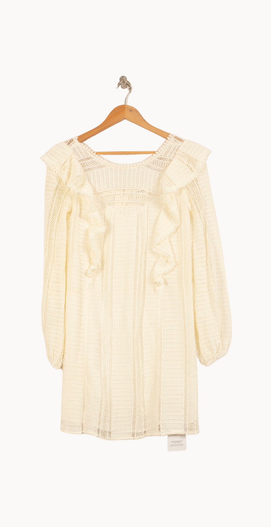 Robe Longue Blanche - Taille XS/34 de la marque Sézane | PARAD63490 - Vendu par Paradigme - Image 2