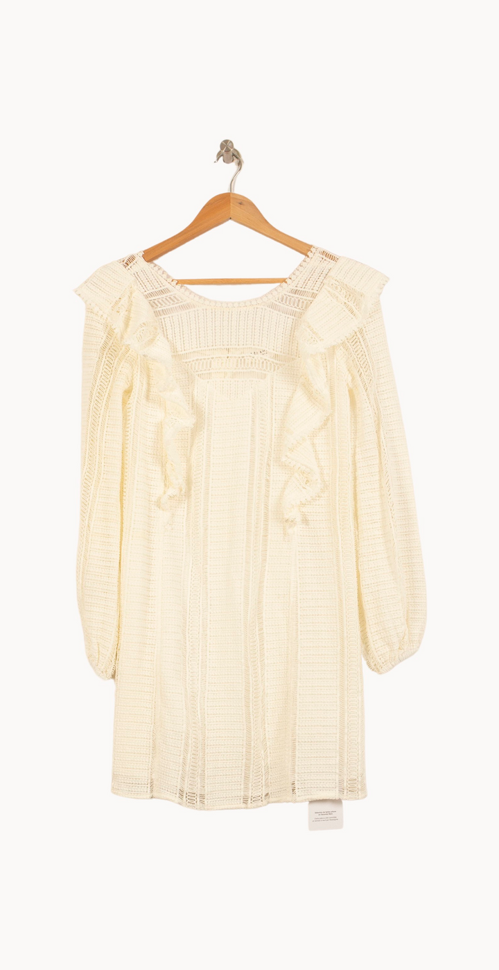 Robe Longue Blanche - Taille XS/34 de la marque Sézane | PARAD63490 - Vendu par Paradigme - Image 2