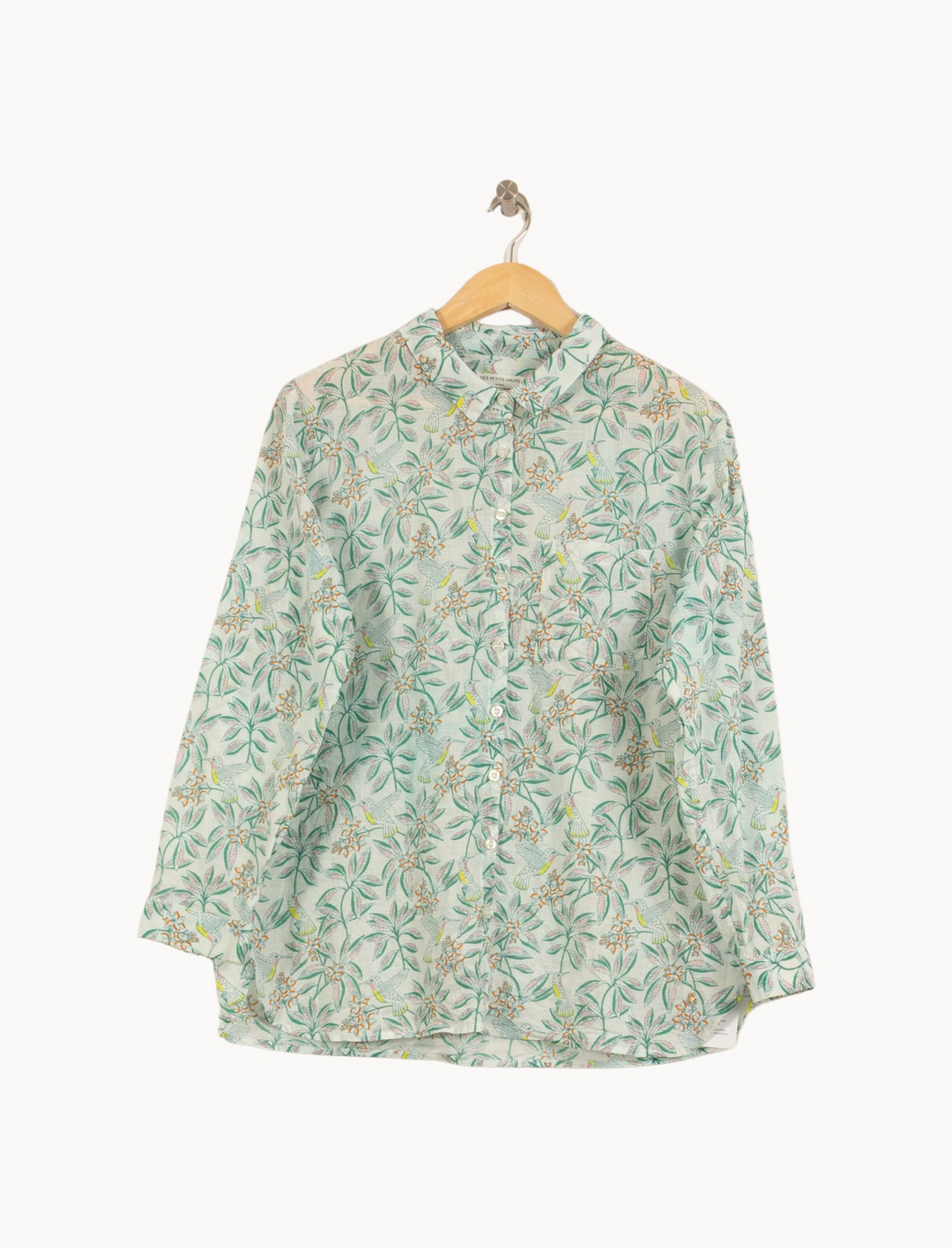 Chemise Verte et Blanche - Taille L/40 de la marque Des petits hauts | PARAD48774 - Vendu par Paradigme - Image 2