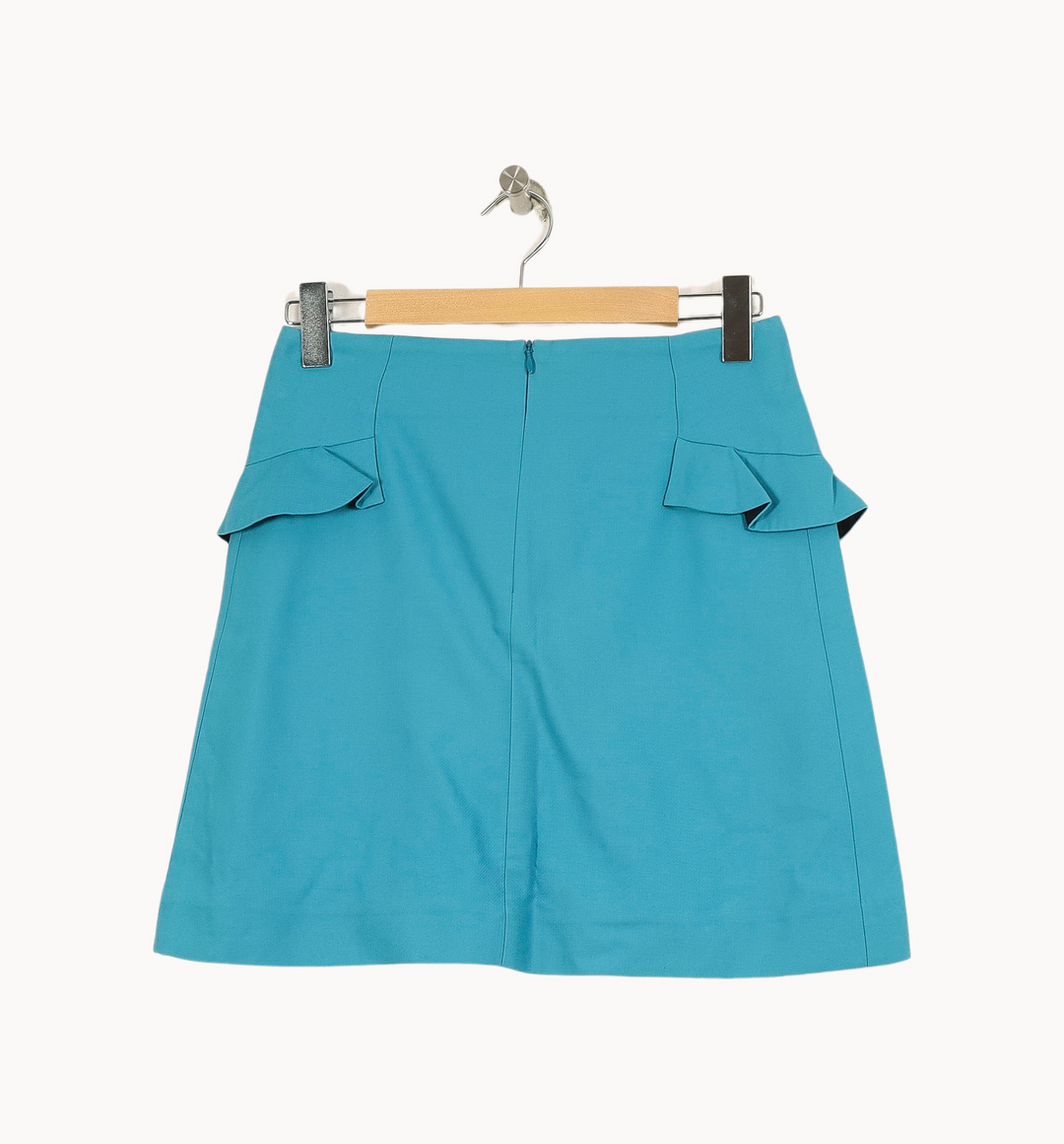 Jupe Courte Bleue - Taille M/38 de la marque Sandro | PARAD58545 - Vendu par Paradigme - Image 4