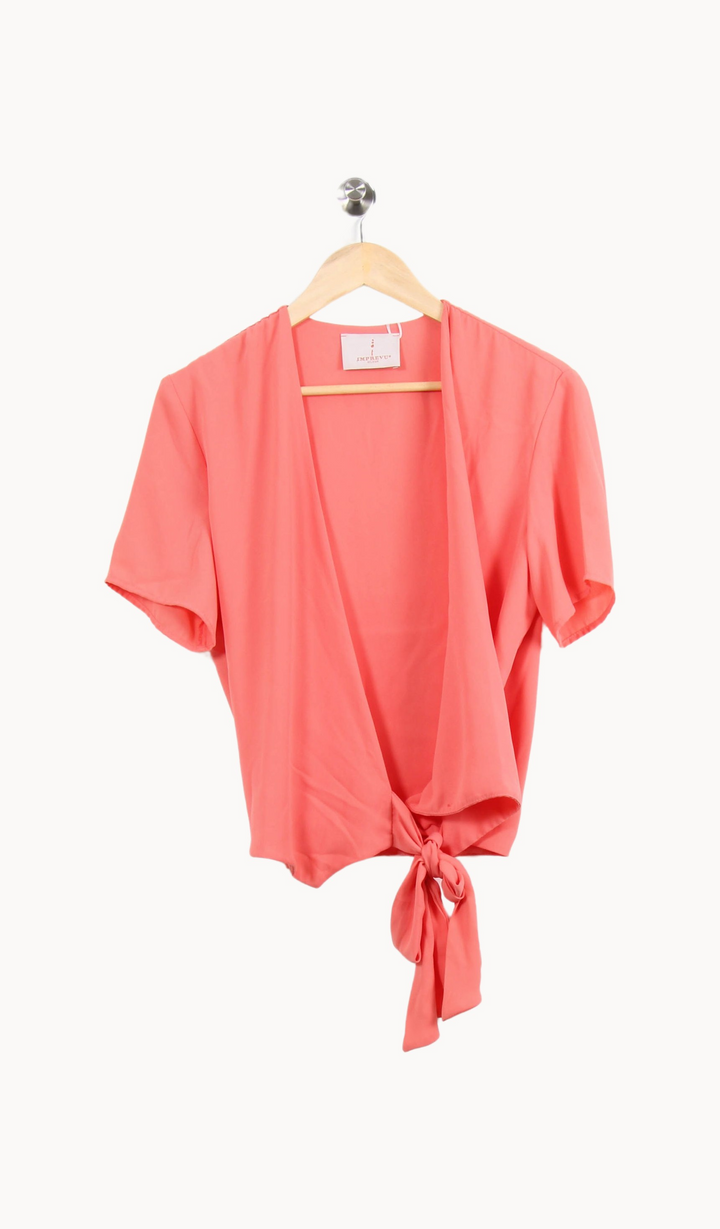 Blouse Orange - Taille M/38 de la marque Imprevu | PARAD64261 - Vendu par Paradigme - Image 2