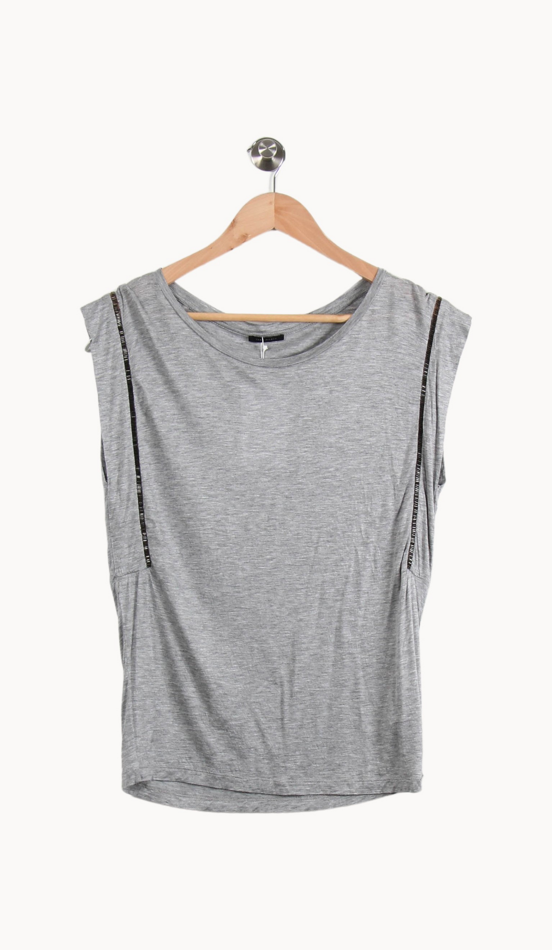 Débardeur Gris - Taille S/36 de la marque IKKS | PARAD66582 - Vendu par Paradigme - Image 2