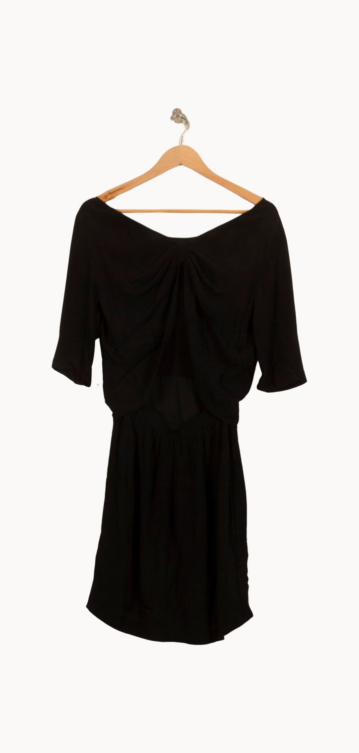 Blouse Noire - Taille S/36 de la marque Sandro | RVLI1000 - Vendu par Paradigme - Image 4