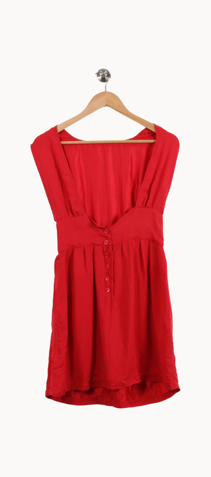 Robe Courte Rouge - Taille XS/34 de la marque Sessùn | PARAD67863 - Vendu par Paradigme - Image 4