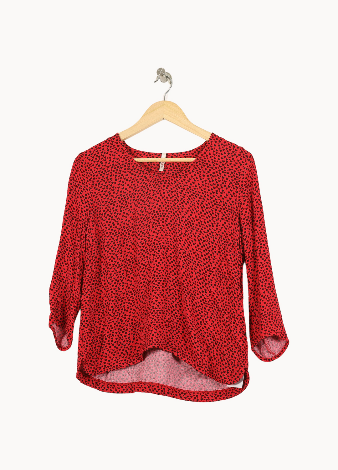 Blouse Rouge et Noire - Taille L/40 de la marque I.Code | PARAD52747 - Vendu par Paradigme - Image 2
