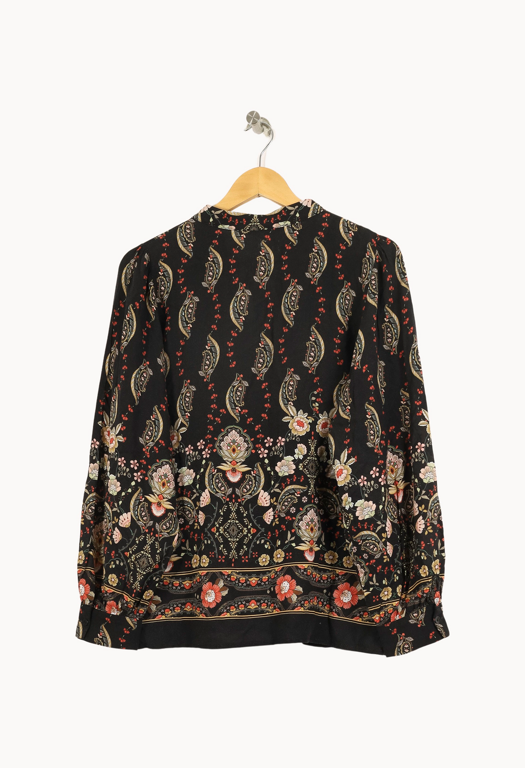 Blouse Noire et Multicolore - Taille XL/42 de la marque La Fée Maraboutée | PARAD64945 - Vendu par Paradigme - Image 4