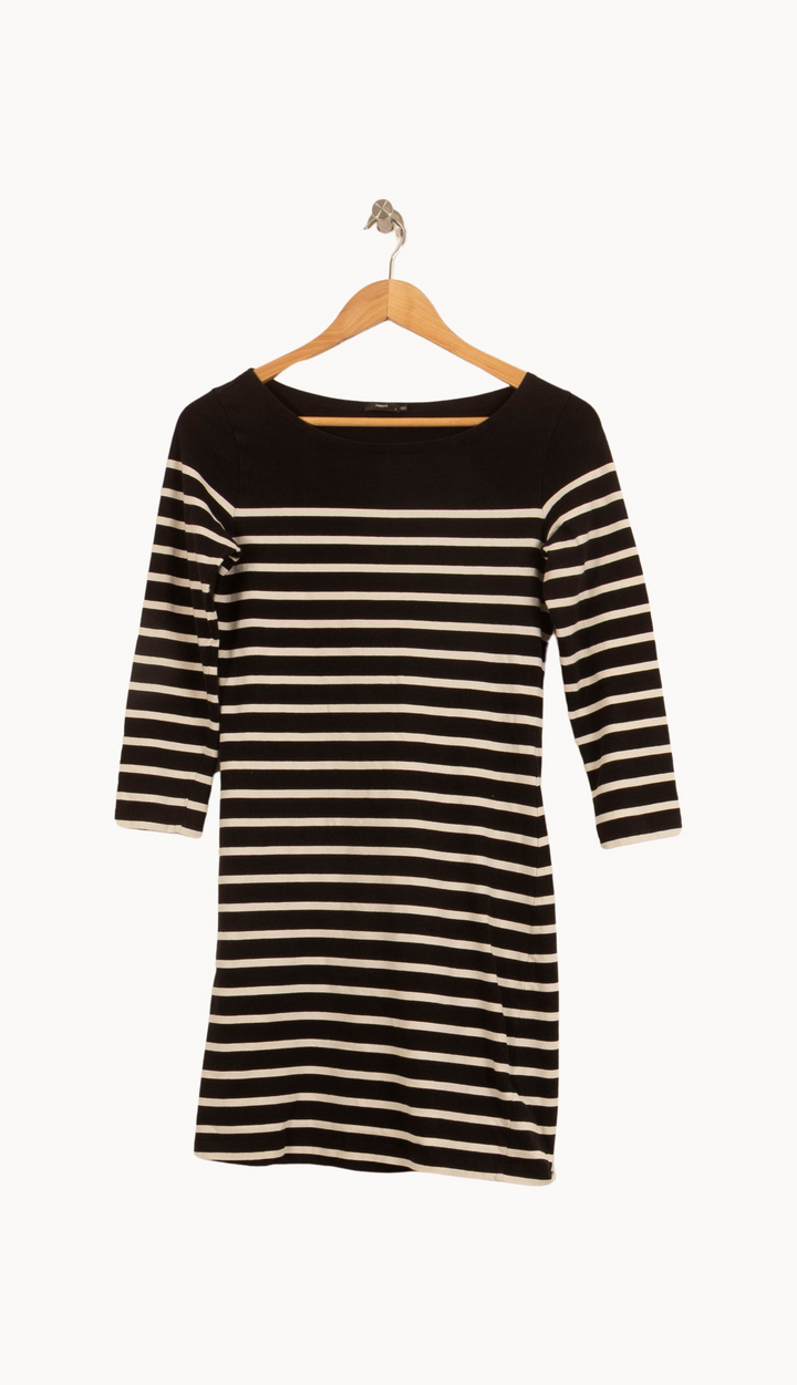 Robe Courte Noire et Blanche - Taille S/36 de la marque Filippa K | PARAD54172 - Vendu par Paradigme - Image 2