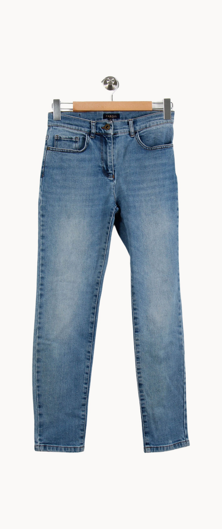 Jean Bleu - Taille XS/34 de la marque Caroll | PARAD53421 - Vendu par Paradigme - Image 2