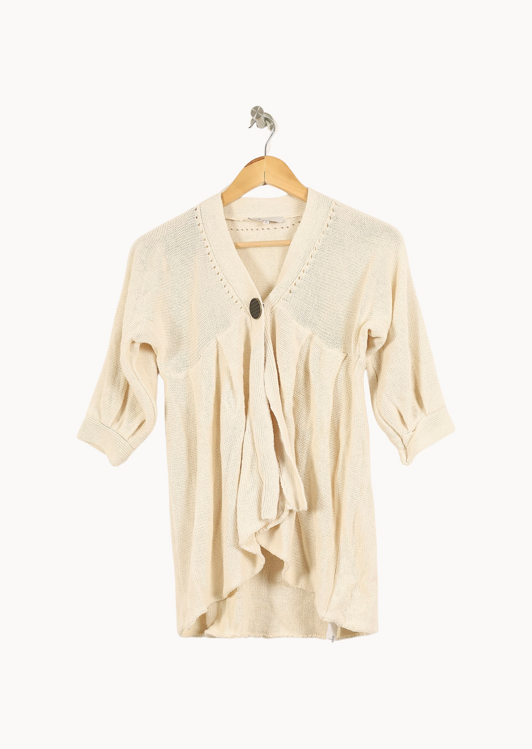 Cardigan Blanc - Taille L/40 de la marque Maje | PARAD51334 - Vendu par Paradigme - Image 2