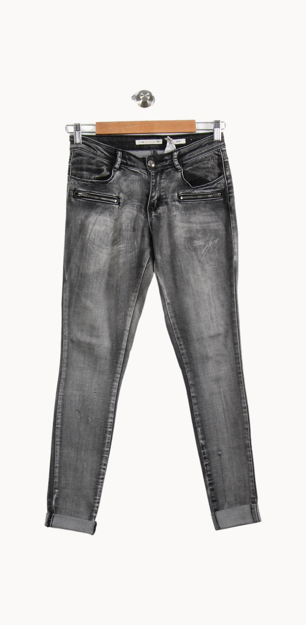 Jean Gris - Taille XS/34 de la marque IKKS | PARAD59151 - Vendu par Paradigme - Image 2