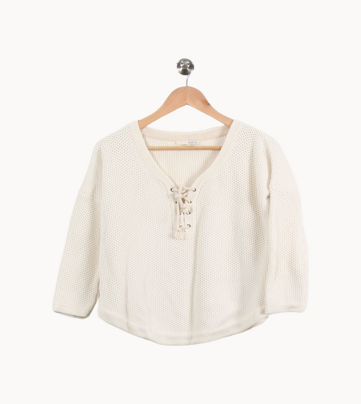 Pull Beige - Taille M/38 de la marque ba&sh | PARAD50410 - Vendu par Paradigme - Image 2