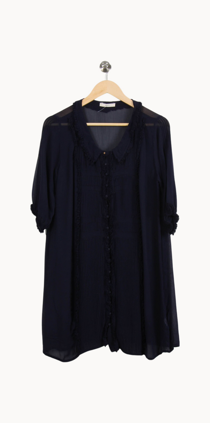 Robe Courte Bleue - Taille M/38 de la marque Sessùn | PARAD50667 - Vendu par Paradigme - Image 2