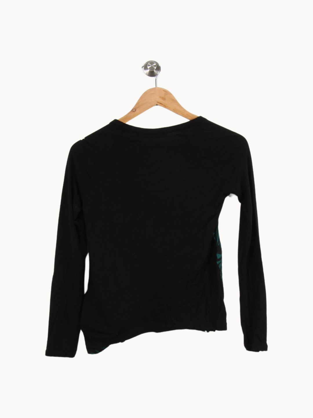 Sweatshirt Noir et Vert - Taille XS/34 de la marque La Fée Maraboutée | PARAD51285 - Vendu par Paradigme - Image 4