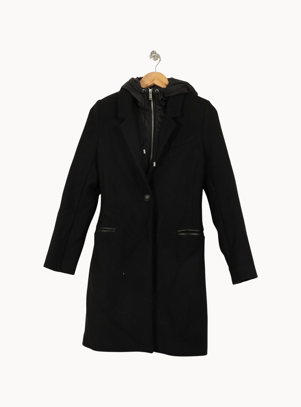 Manteau Noir - Taille XS/34 de la marque IKKS | PARAD67407 - Vendu par Paradigme - Image 2