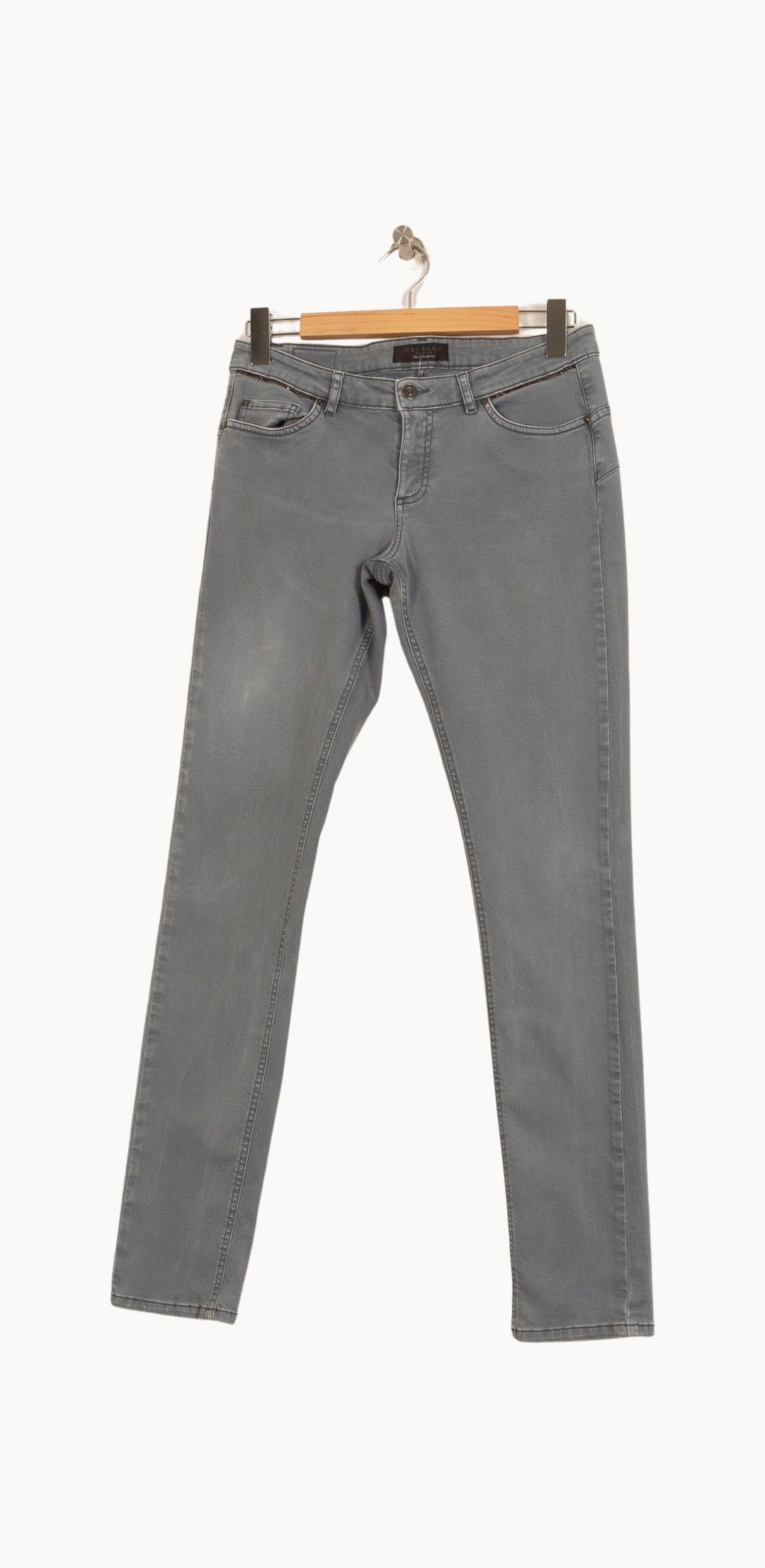 Jean Gris - Taille L/40 de la marque IKKS | PARAD50024 - Vendu par Paradigme - Image 2