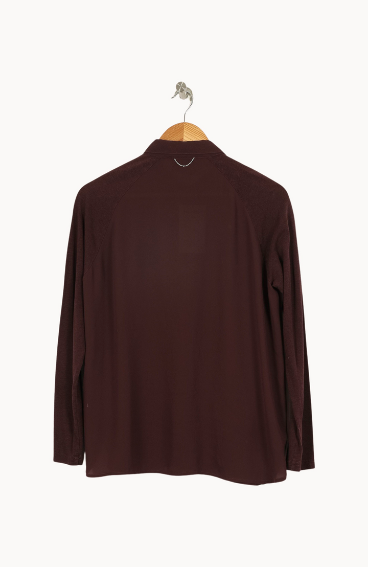 Chemise Marron - Taille M/38 de la marque The Kooples - Sport | PARAD45097 - Vendu par Paradigme - Image 4