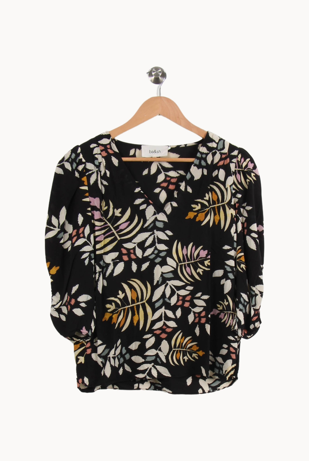 Blouse Noire et Blanche - Taille XS/34 de la marque ba&sh | PARAD67300 - Vendu par Paradigme - Image 2