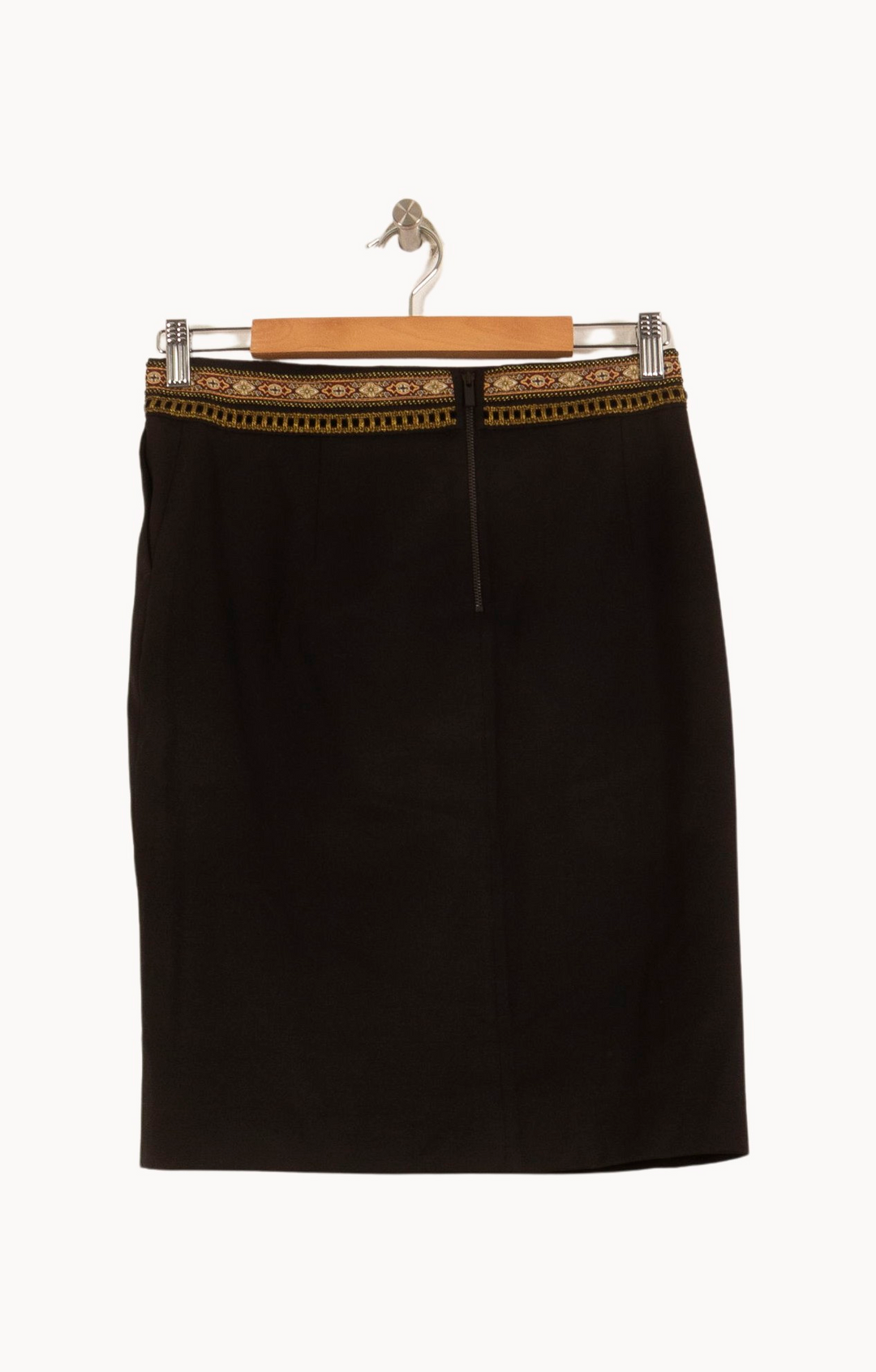 Jupe Droite Noire - Taille XS/34 de la marque The Kooples | PARAD63487 - Vendu par Paradigme - Image 4