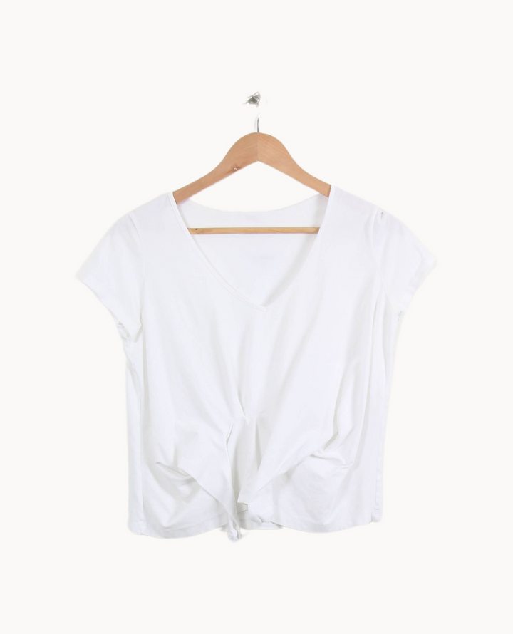 T-shirt Blanc - Taille XS/34 de la marque Comptoir des Cotonniers | PARAD53886 - Vendu par Paradigme - Image 2