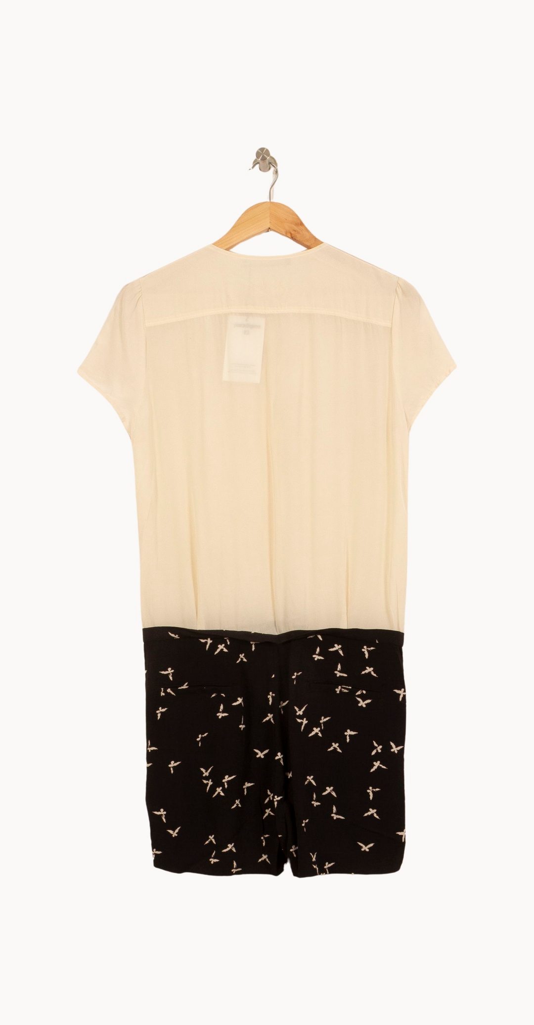 Combishort Écru et Noir - Taille M/38 de la marque Comptoir des Cotonniers | PARAD46007 - Vendu par Paradigme - Image 4