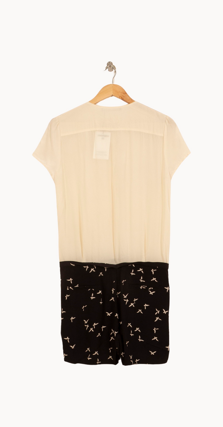 Combishort Écru et Noir - Taille M/38 de la marque Comptoir des Cotonniers | PARAD46007 - Vendu par Paradigme - Image 4