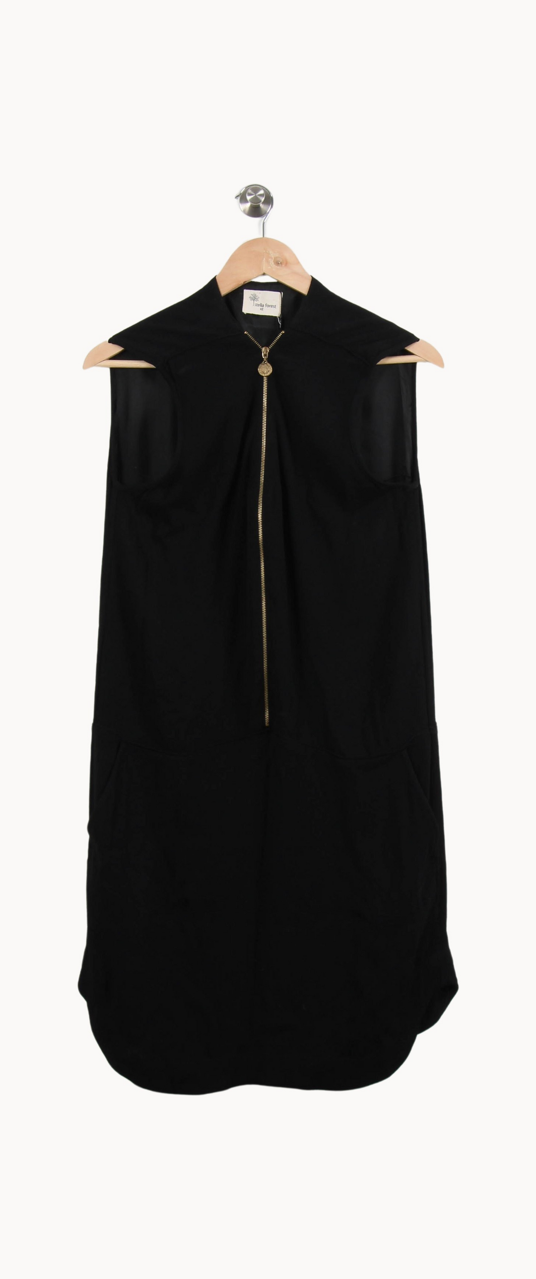 Robe Sans Manches Noire - Taille XL/42 de la marque Stella Forest | PARAD52068 - Vendu par Paradigme - Image 4