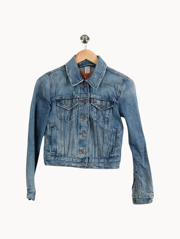 Veste en Jean Bleue - Taille XS/34 de la marque Levi's | PARAD64239 - Vendu par Paradigme - Image 2