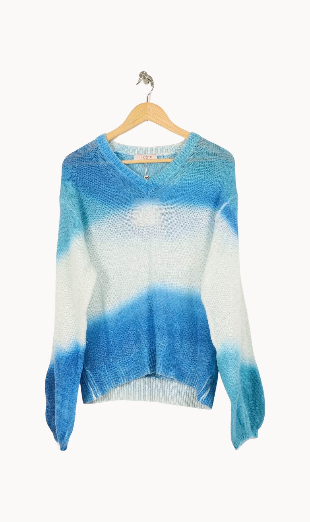 Pull Bleu et Blanc - Taille XL/42 de la marque Imprevu | PARAD33951 - Vendu par Paradigme - Image 2